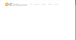 Desktop Screenshot of naturheilzentrum-allgaeu.com